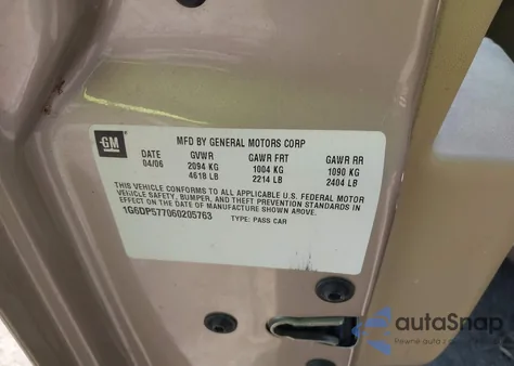 2006 Cadillac Cts Standard z USA, uszkodzony, nr VIN 1G6DP577060205763